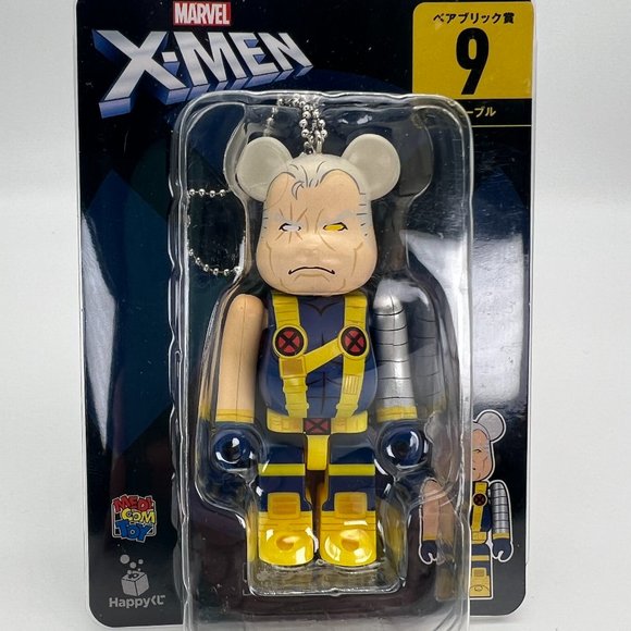 Bearbrick Marvel X-Men CABLE Medicom 100% Figure From Japan Lottery - Picture 1 of 5